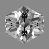 A collection of my best Gemstone Faceting Designs Volume 6 Charmed gem facet diagram
